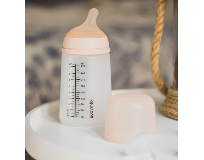 SUAVINEX Pack Biberon Zero-Zero Anti-Colique - D�bit Moyen - 270ml (6)