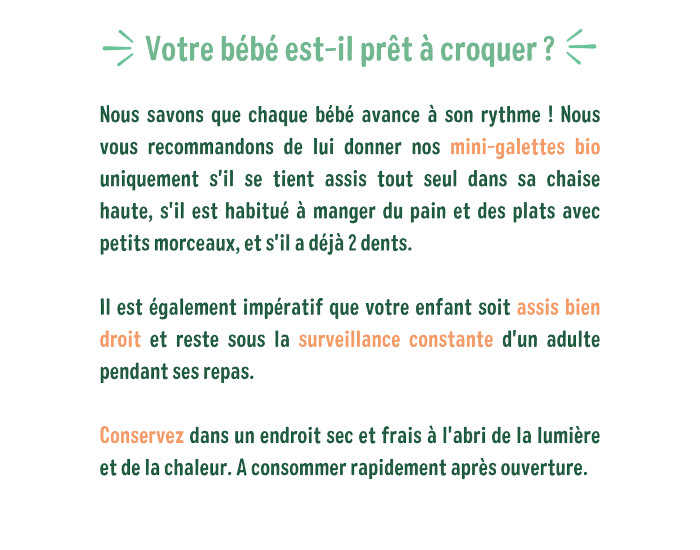 GOOD GOUT Mini-Galettes de Riz � la Pomme pour B�b� - 40 g - D�s 10 mois (3)