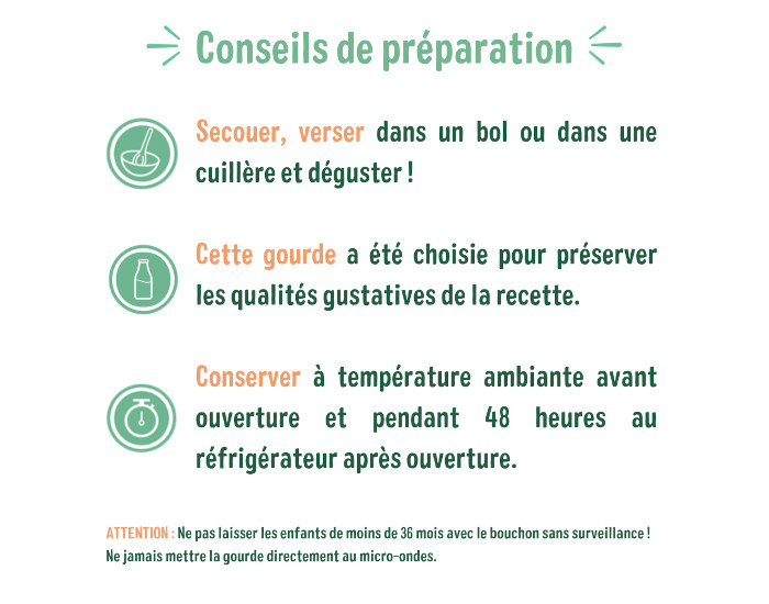 GOOD GOUT Gourde Brass� Poire Vanille - 90g - D�s 6 mois (3)