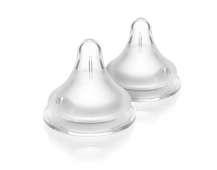 LANSINOH Lot de 2 T�tines P�ristaltique - D�bit Rapide (1)