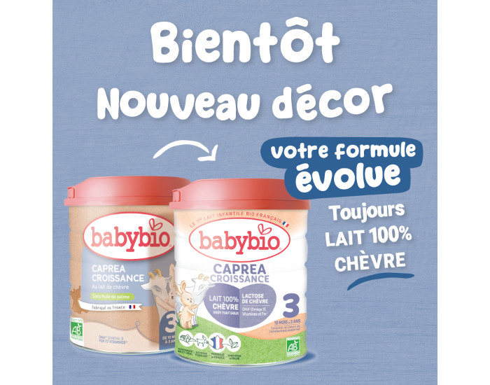 BABYBIO Croissance Capr�a 3 - D�s 10 mois - 800 g (1)