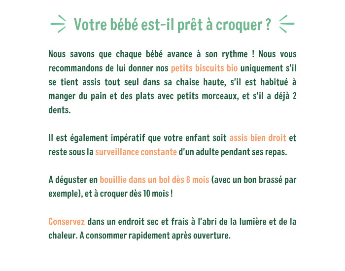 GOOD GOUT Biscuits Carr�s Mangue - 50 g - D�s 8 mois (4)