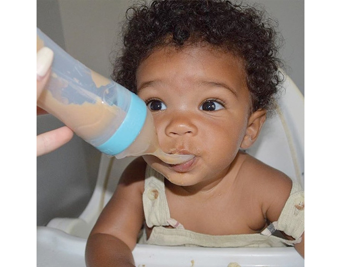 NUBY Biberon Cuill�re - A partir de 4 mois Rouge (1)