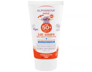 ALPHANOVA Sun B�b� Lait Solaire Bio Tr�s Haute Protection - SPF 50 - 50 ml