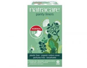NATRACARE Prot�ge-slips - Emballage Individuel  Normal - Boite de 18