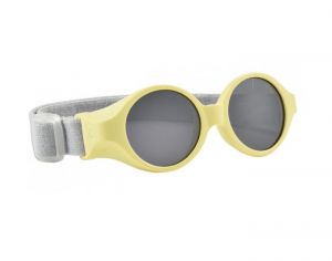 BEABA Lunettes de Soleil Bandeau Glee - 0-9 mois Jaune Pastel