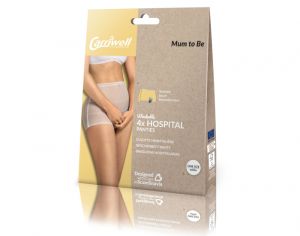 CARRIWELL Culotte Post-Partum Lavable Taille Unique - Lot de 4