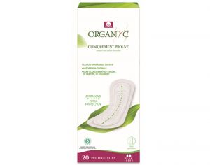 ORGANYC Prot�ge-Slip Extra Long - Boite de 20