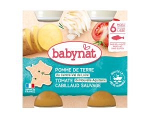 BABYNAT Petits Pots Menu du Jour - 2 x 200g - D�s 6 Mois