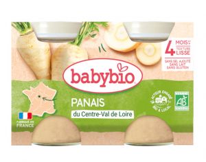 BABYBIO Mes L�gumes - 2x130g Panais - 4 mois