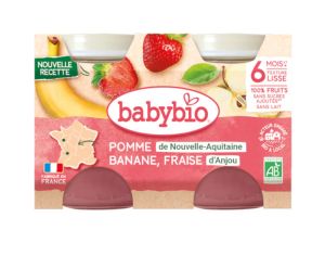 BABYBIO Mes Fruits - 2 x 130 g