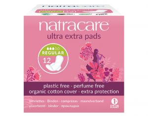 NATRACARE Serviette Hygi�nique Ultra Extra � Ailettes
