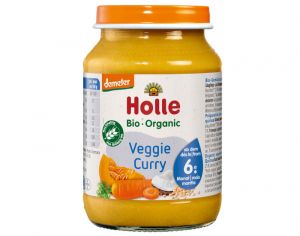 HOLLE Petit Pot L�gume - 125 ou 190 g Veggie Curry - 8M