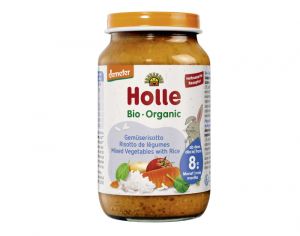 HOLLE Petit Pot de L�gumes - 220 g Risotto de l�gumes - 8M