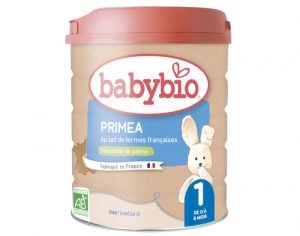 BABYBIO Lait pour Nourrisson 1 Primea - De 0 � 6 Mois - 800g