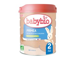 BABYBIO Lait de Suite 2 Primea - De 6 � 12 mois - 800g