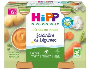 HIPP D�lices du Jardin - 2 x 190 g