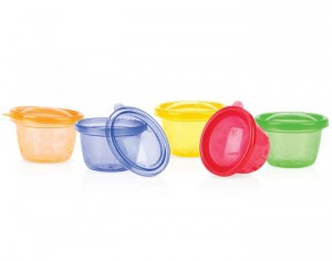 NUBY Pots de Conservation Color�s - 120 ml - Lot de 6