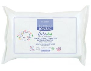 EAU THERMALE JONZAC B�b� Lingettes Nettoyantes Dermo-Douceur - 40 lingettes