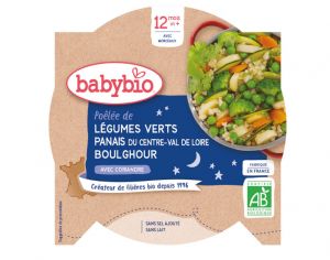 BABYBIO Assiette Bonne Nuit - 230g