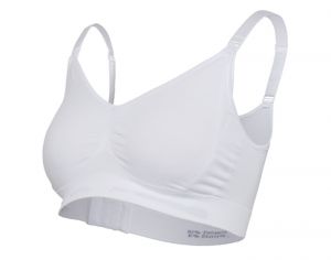 CARRIWELL Soutien-Gorge d'Allaitement Sans Armatures - Blanc M