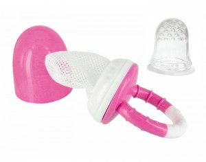 DBB REMOND Sucette D�couverte Go�t 2 en 1 Silicone ou Filet - Rose Translucide