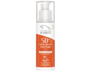 LABORATOIRES DE BIARRITZ Cr�me Solaire B�b� & Enfant SPF50+ - D�s 6 Mois 100 ml