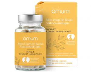OMUM Compl�ment Alimentaire Nutricosm�tique Mon Coup de Boost - 60 g�lules