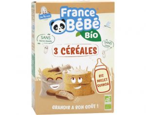 FRANCE BEBE BIO 3 C�r�ales Sans Gluten - 200g - D�s 4 mois