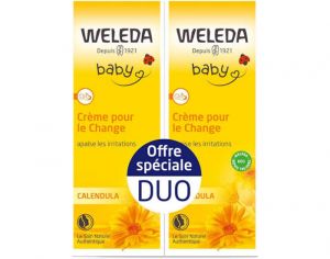 WELEDA B�b� Duo Cr�me pour le Change Calendula  - 2 x 75 ml
