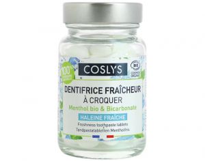 COSLYS Dentifrice Fraicheur � Croquer - 120 pastilles