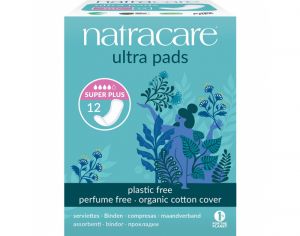 NATRACARE Serviette Hygi�nique Ultra Sans Ailettes Super+ - Boite de 12