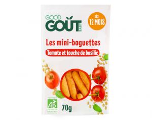 GOOD GOUT Mini-Baguettes � la Tomate - D�s 12 mois - 70g