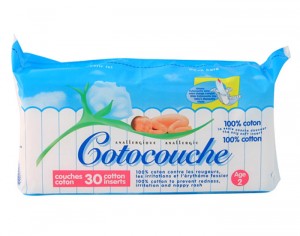 Cotocouches Anallergiques Anti-Irritations - 2�me �ge d�s 5 mois - Paquet de 30