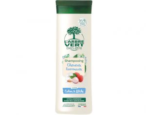L'ARBRE VERT BIEN-�TRE Shampooing Cheveux Normaux - Coton et Litchi - 250 ml