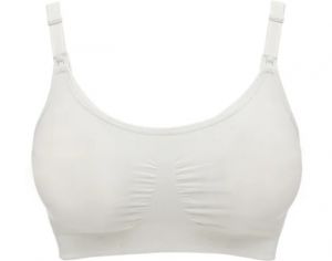 MEDELA Soutien-Gorge de Grossesse et d'Allaitement Ultra-Respirant Keep Cool� - Blanc S