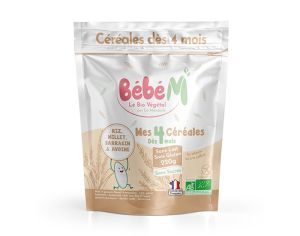 BEBE M Mes 4 C�r�ales - Avoine Sans Gluten - 220g - D�s 4 mois