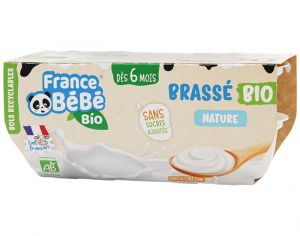 FRANCE BEBE BIO Brass� Nature - 4x100 g - D�s 6 mois