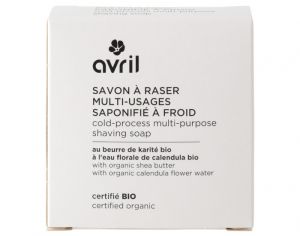 AVRIL Savon � Raser Multi-Usages Saponifi� � Froid - 100 g 