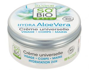 SO'BIO �TIC Cr�me Universelle, Visage, Corps & Mains - Hydra Aloe Vera - 150ml