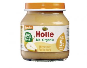 HOLLE Petit Pot de Fruit - 125 g - D�s 4 mois 100% Poire - 4 mois