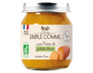 SIMPLE COMME Petits Pots de L�gumes - 125g - D�s 4 Mois Patate Douce