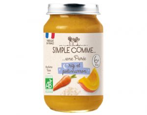 SIMPLE COMME Petits Pots Bonne Nuit - 190g - D�s 6 Mois Riz Potimaron