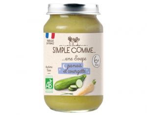 SIMPLE COMME Petits Pots Bonne Nuit - 190g - D�s 6 Mois Soupe Panais Courgette