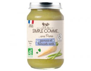 SIMPLE COMME Petits Pots Bonne Nuit - 200g - D�s 8 Mois Panais Haricot Vert
