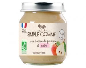 SIMPLE COMME Petits Pots de Fruits - 125g - D�s 4 Mois