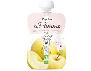 POPOTE Gourde Pomme Lisse - 120g - D�s 4/6mois