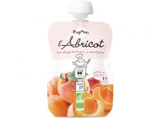 POPOTE Gourde Abricot Bio - 120 g - D�s 4/6 mois