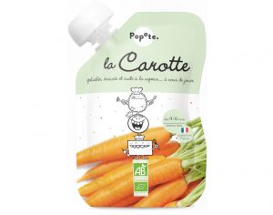 POPOTE Gourde Carotte Bio - 120 g - D�s 4/6 mois