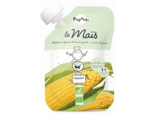 POPOTE Gourde Ma�s Bio - 120 g - D�s 4/6 mois